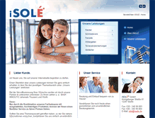 Tablet Screenshot of i-sole.de